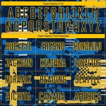 Custom Uniform Sublimation Jersey Navy Soccer Navy-Gold Custom Uniform Sublimation Jersey Navy Soccer Navy-Gold