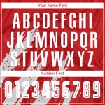 Jersey White Soccer Sublimation Uniform Custom Red Jersey White Soccer Sublimation Uniform Custom Red