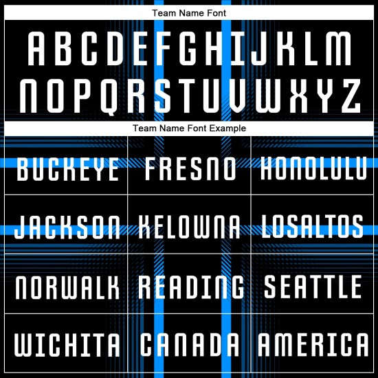 Soccer Custom Blue Uniform White-Light Black Sublimation Jersey Soccer Custom Blue Uniform White-Light Black Sublimation Jersey