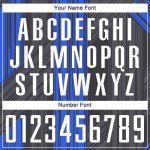 Custom Jersey Soccer Uniform Black Sublimation White-Royal Custom Jersey Soccer Uniform Black Sublimation White-Royal