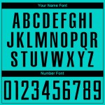 Uniform Custom Aqua Sublimation Soccer Jersey Black Uniform Custom Aqua Sublimation Soccer Jersey Black