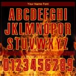 Sublimation Red-Gold Black Flame Soccer Uniform Custom Jersey Sublimation Red-Gold Black Flame Soccer Uniform Custom Jersey