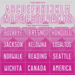 Uniform White Deep Pink Custom Sublimation Soccer Jersey Uniform White Deep Pink Custom Sublimation Soccer Jersey