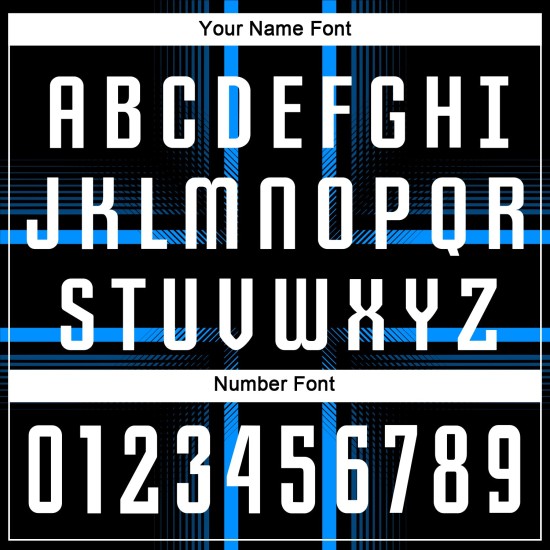 Soccer Custom Blue Uniform White-Light Black Sublimation Jersey Soccer Custom Blue Uniform White-Light Black Sublimation Jersey