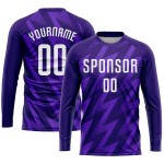 Jersey Purple White Soccer Custom Uniform Sublimation Jersey Purple White Soccer Custom Uniform Sublimation