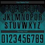 Jersey Soccer Custom Sublimation Uniform Teal Black Jersey Soccer Custom Sublimation Uniform Teal Black