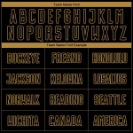 Soccer Gold Sublimation Jersey Custom Old Black Uniform Soccer Gold Sublimation Jersey Custom Old Black Uniform