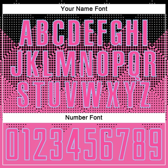 Gradient Custom Shape Jersey Soccer Square Pink Blue Sublimation Black-LIght Uniform Gradient Custom Shape Jersey Soccer Square Pink Blue Sublimation Black-LIght Uniform