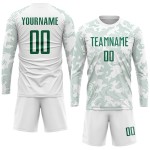 Jersey Sublimation Kelly White Uniform Custom Green Soccer Jersey Sublimation Kelly White Uniform Custom Green Soccer