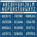 Sublimation Custom Blue Soccer Uniform White-Black Jersey Sublimation Custom Blue Soccer Uniform White-Black Jersey