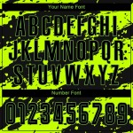 Green Neon Uniform Sublimation Jersey Custom Soccer Black Green Neon Uniform Sublimation Jersey Custom Soccer Black