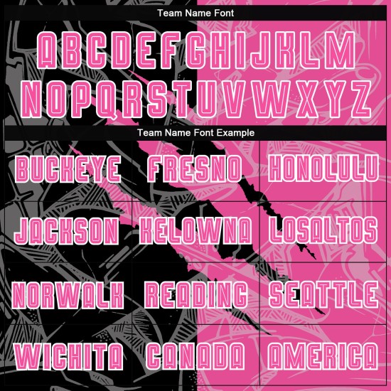 Pattern Uniform Pink Graffiti Custom Soccer Scratch Sublimation Black-White Jersey Pattern Uniform Pink Graffiti Custom Soccer Scratch Sublimation Black-White Jersey